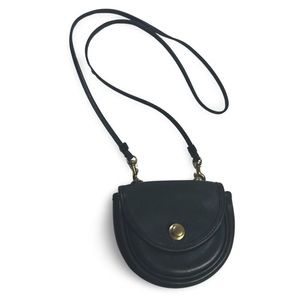 COACH Navy Crossbody Small Leather Purse